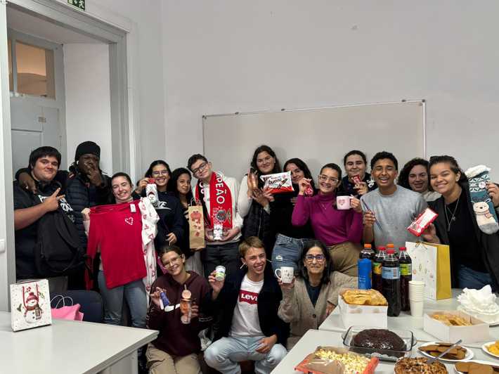 O Natal chegou à EPVT com espírito de partilha