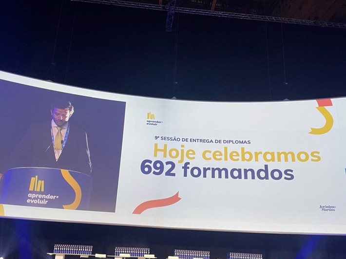 Centro Qualifica da EPVT na Entrega de Diplomas “Aprender e Evoluir” do Grupo Jerónimo Martins 