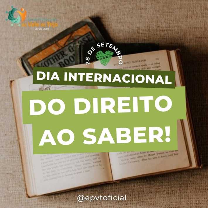 Dia Internacional do Direito ao Saber na EPVT