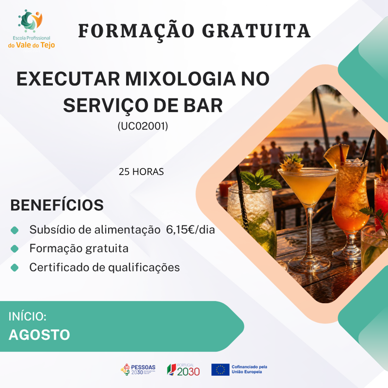 Executar Mixologia no serviço de bar (UC02001)