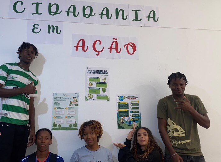 Dia Nacional da Sustentabilidade com o mural Cidadania em Ação