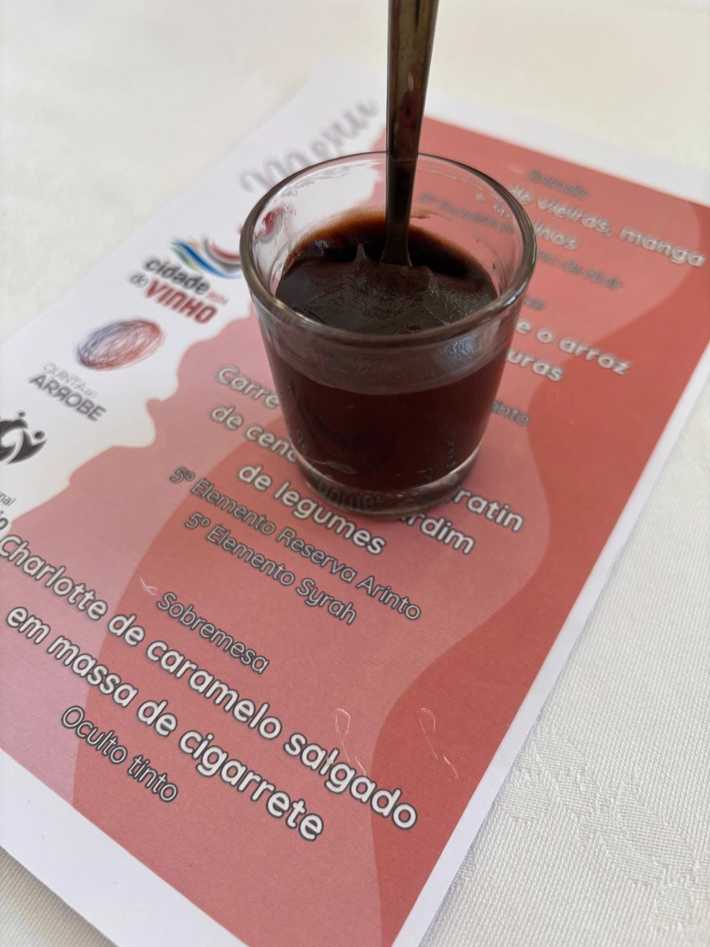 Almoço vínico com a Quinta do Arrobe