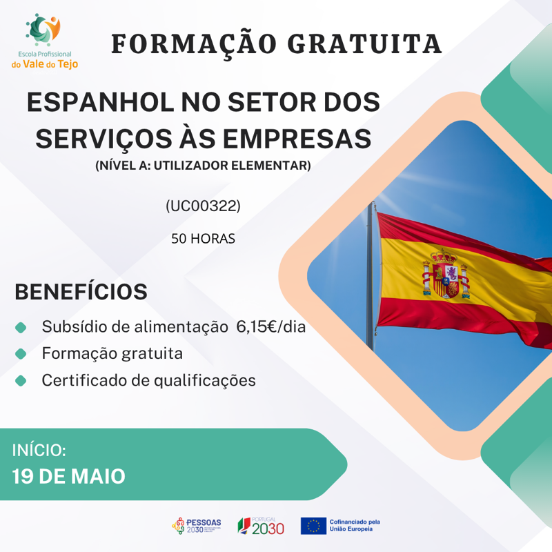 Espanhol - Interagir em língua estrangeira no setor dos serviços às empresas (UC00322)