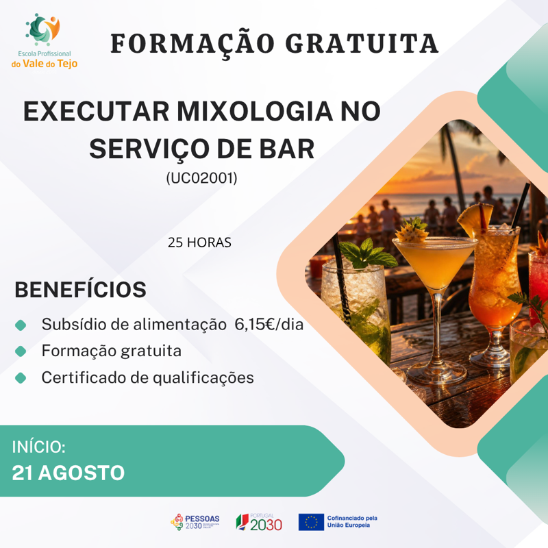 Executar Mixologia no serviço de bar (UC02001)