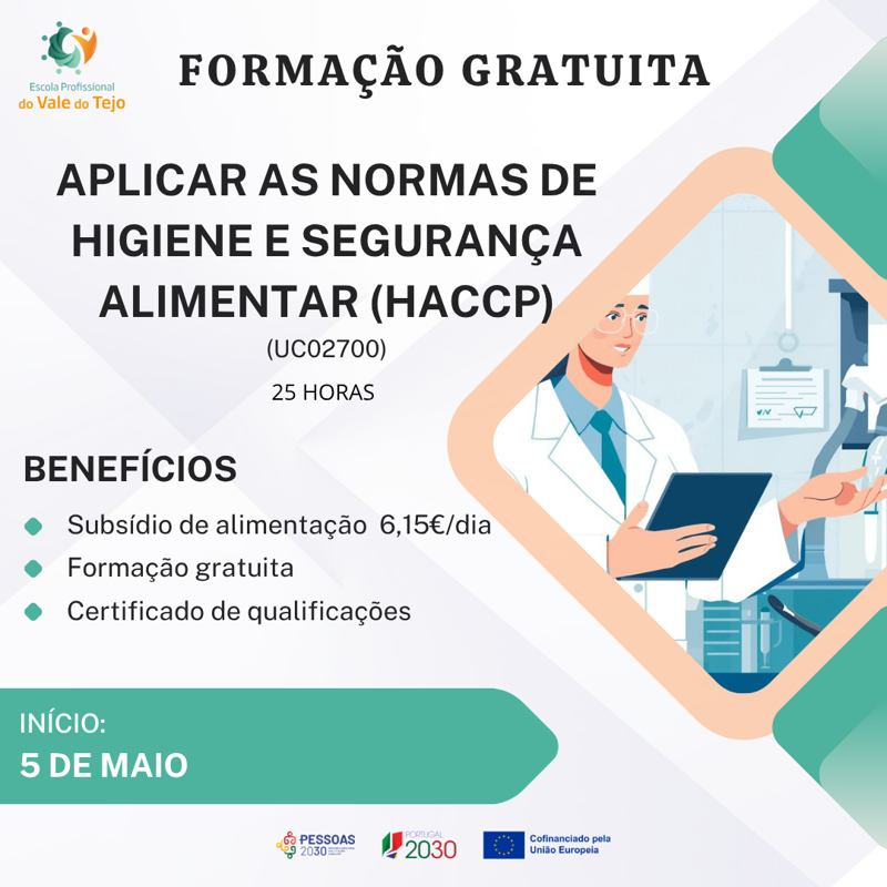(UC02700) Aplicar as normas de higiene e segurança alimentar (HACCP)