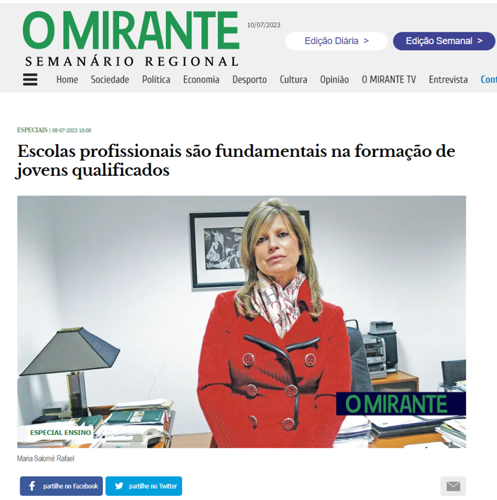 Presidente do Conselho de Administração em entrevista ao jornal O Mirante